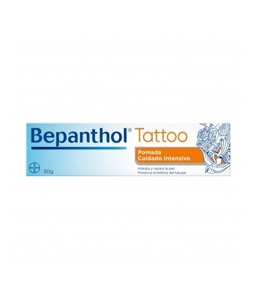 Bepanthol Tattoo Ointment for Intensive Care and Preserving Tattoo Color 30g