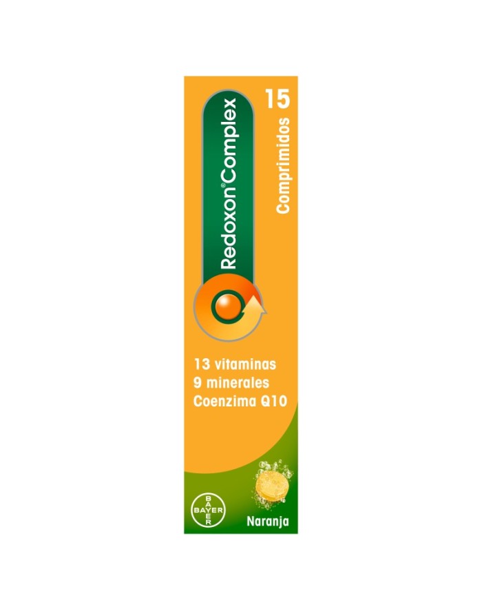 Redoxon Complex Vitamins and Minerals Orange Flavor 15 Effervescent Tablets