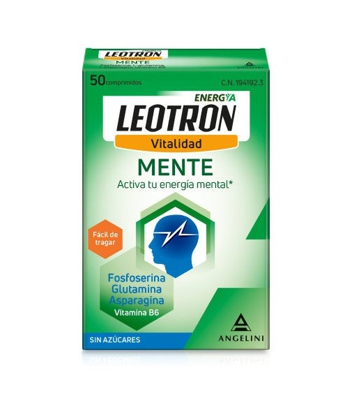Leotron Mente Vitalidad 50 Comprimidos.