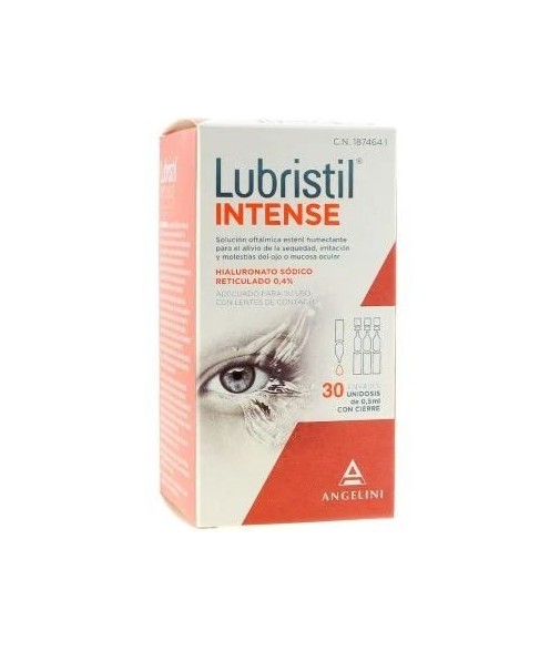 Lubristil Intense Cross-linked Sodium Hyaluronate 0.4% 30 Single Doses with Closure