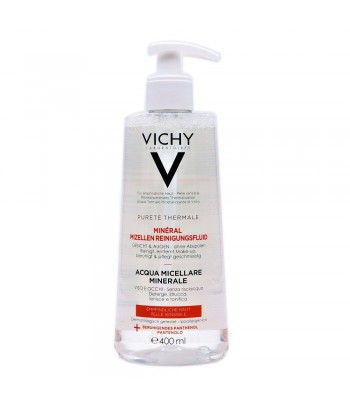 Vichy Pureté Thermale Agua Micelar Mineral Rostro y ojos Piel Sensible 400ml
