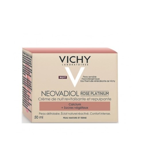 Vichy Neovadiol Rose Platinium Fortifying and Revitalizing Night Cream for Mature Skin +60 Years 50ml