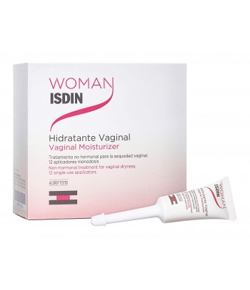 Isdin Woman Hidratante Vaginal No Hormonal 12 Cánulas Monodosis