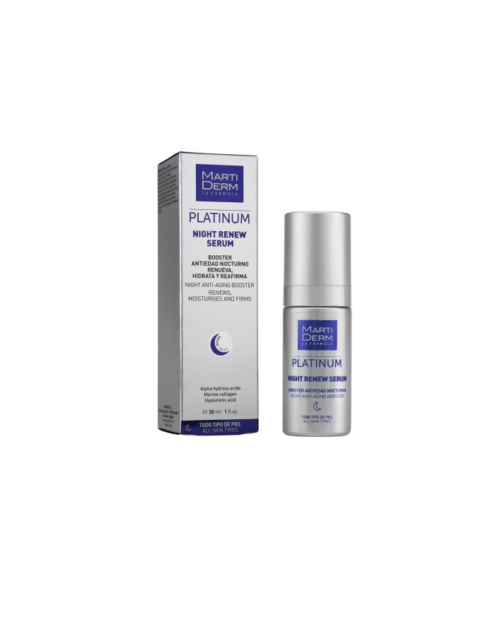 Martiderm Platinum Night Renew Serúm Todo Tipo de Piel 30ml
