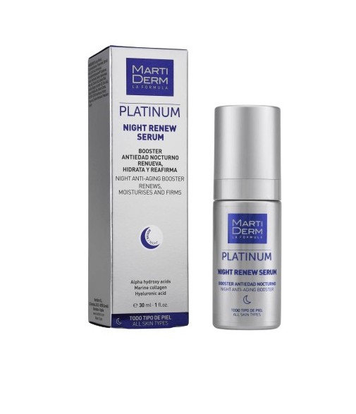 Martiderm Platinum Night Renew Serúm Todo Tipo de Piel 30ml