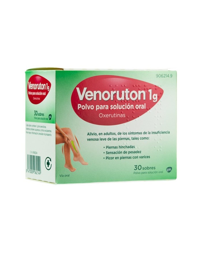 VENORUTON 1 G POLVO PARA SOLUCION ORAL, 30 sobres