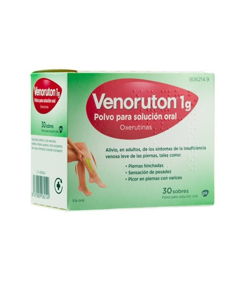 VENORUTON 1 G POLVO PARA SOLUCION ORAL, 30 sobres