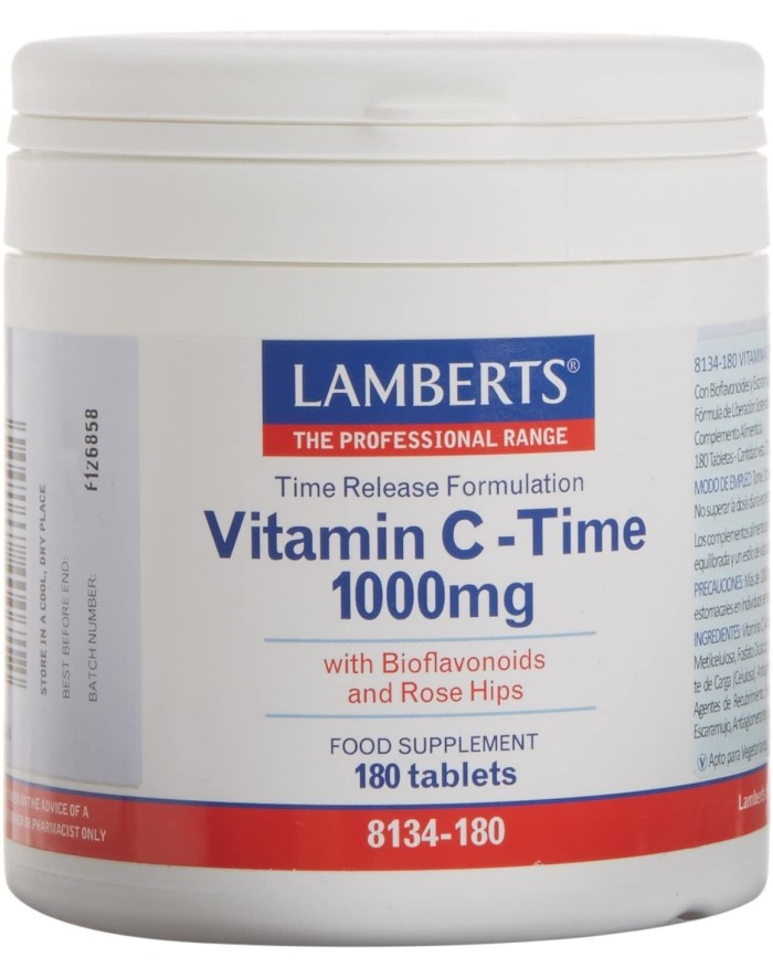 Lamberts Vitamin C - Time 1000mg 180 Tablets