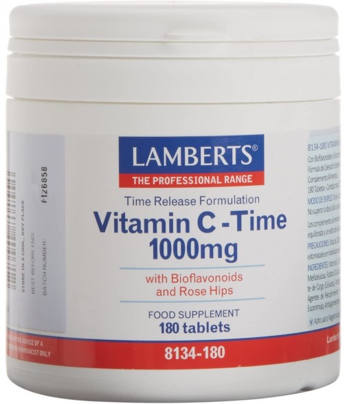 Lamberts Vitamina C - Time 1000mg 180 Comprimidos