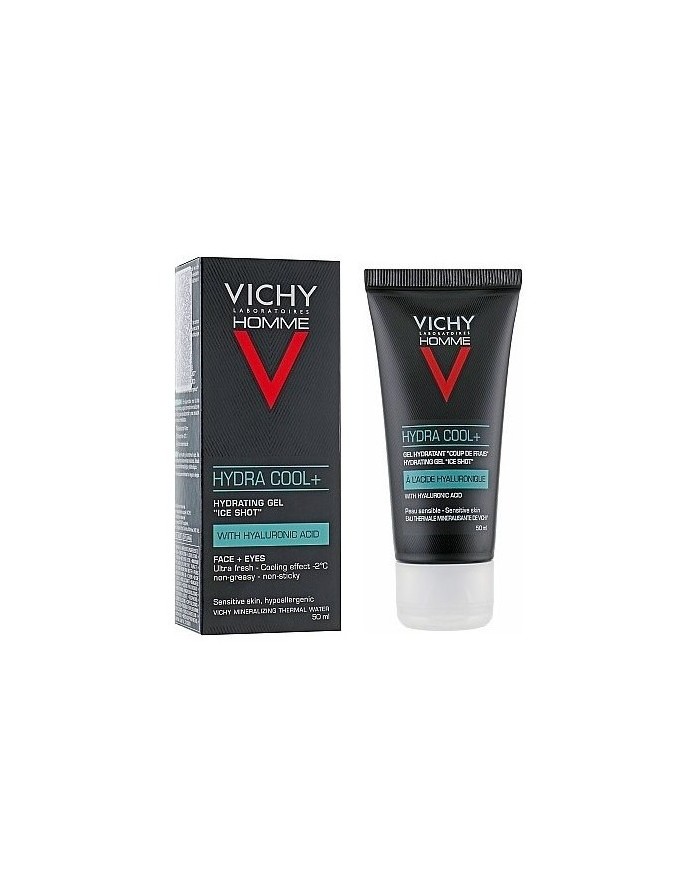 Vichy Homme Hydra Cool+ Moisturizing Gel Face and Eyes 50ml