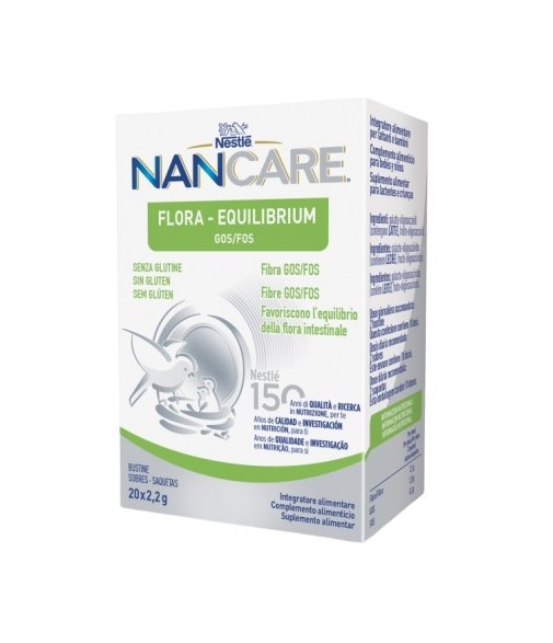 NanCare Flora-Equilibrium Sin Gluten 20 Sobres