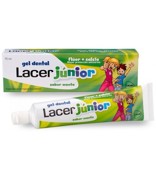 Lacer Junior Gel Dental +6 Años Sabor Menta 75ml