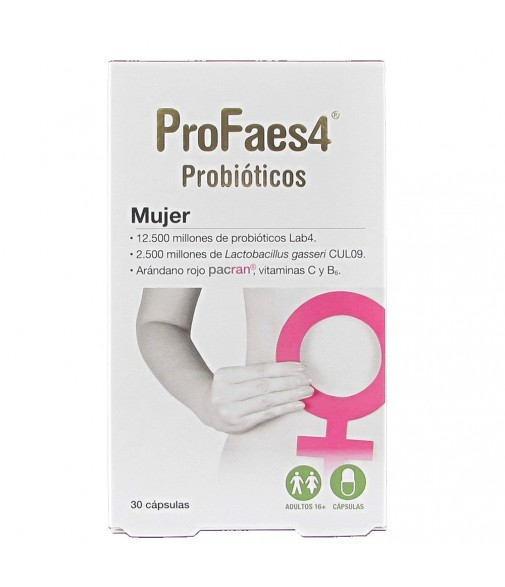 ProFaes4 Cepas Bacterianas Mujer 30 Cápsulas