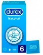 Durex Preservativos Natural 6 Unidades