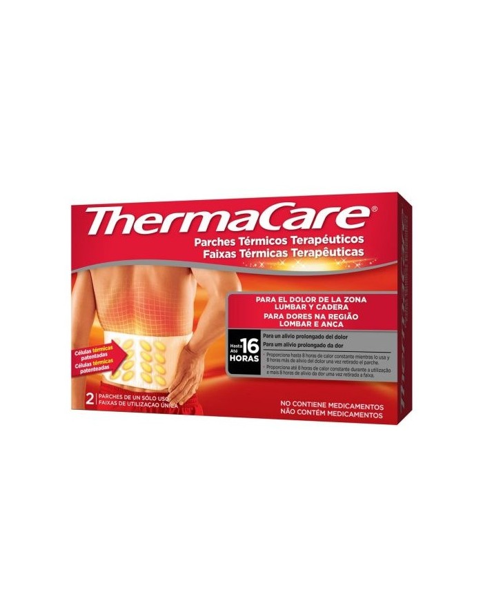 Thermacare Therapeutic Heat Patches for Lower Back and Hip Pain Up to 16 Hours 2 Patches