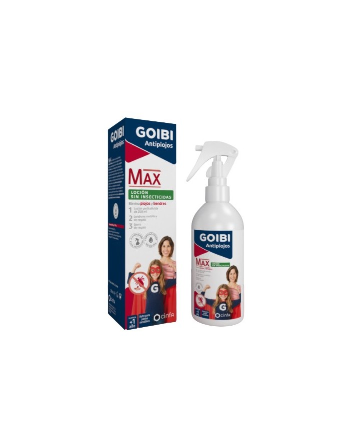 Goibi Antipiojos Max Loción Sin Insecticidas +1 Año 200ml