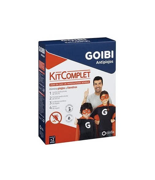 Goibi Antipiojos Kit Completo en Caso de Infestación Severa +2 Años