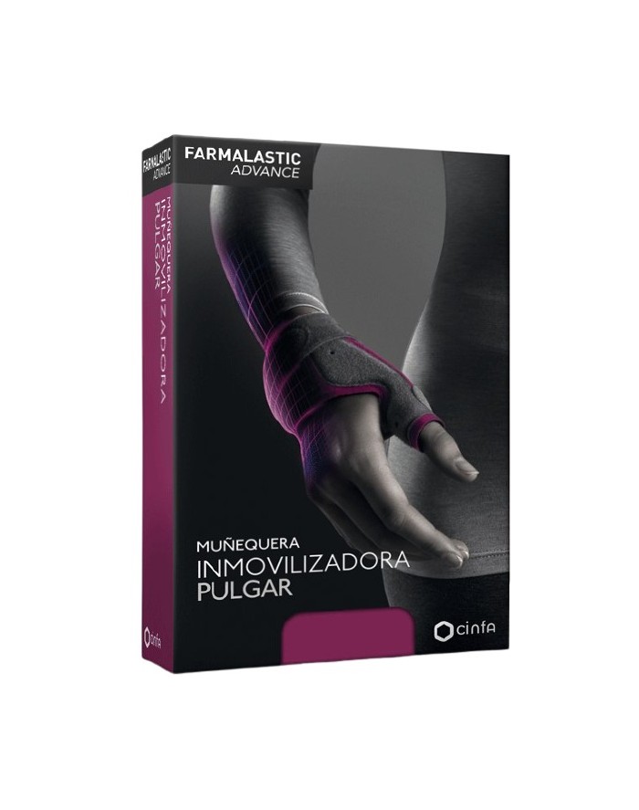 Farmalastic Advance Muñequera Inmovilizadora Pulgar Color Gris Talla 2