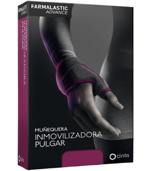 Farmalastic Advance Muñequera Inmovilizadora Pulgar Color Gris Talla 2