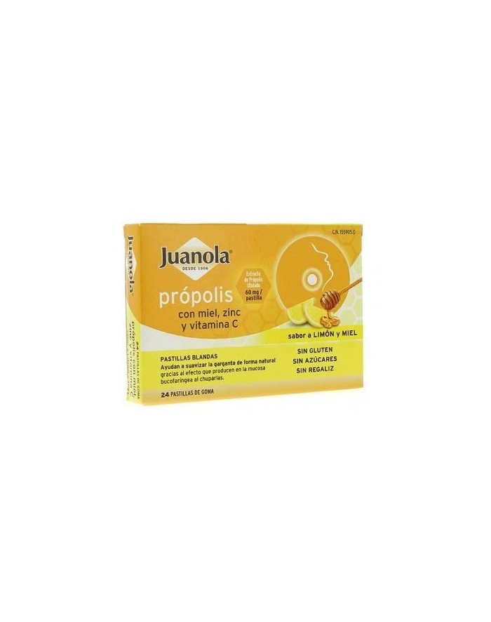 Juanolas Caramelos propolis miel - limón