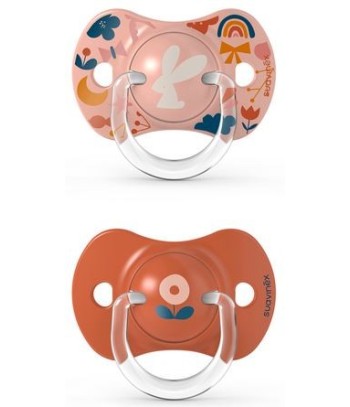 Suavinex Chupetes Prints +18 Meses Tetina Fisiológica SX Pro Silicona 2 Unidades