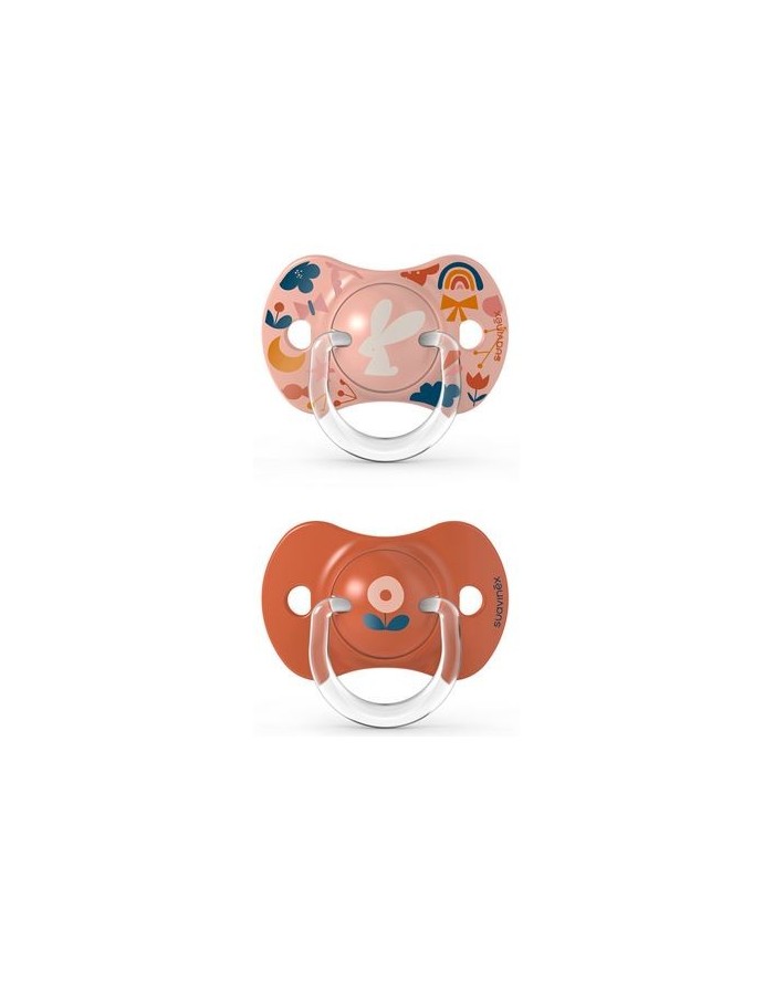 Suavinex Chupetes Prints +18 Meses Tetina Fisiológica SX Pro Silicona 2 Unidades