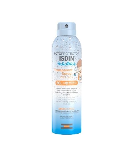Isdin Fotoprotector Pediatrics Transparent Spay Wet Skin SPF50 250ml