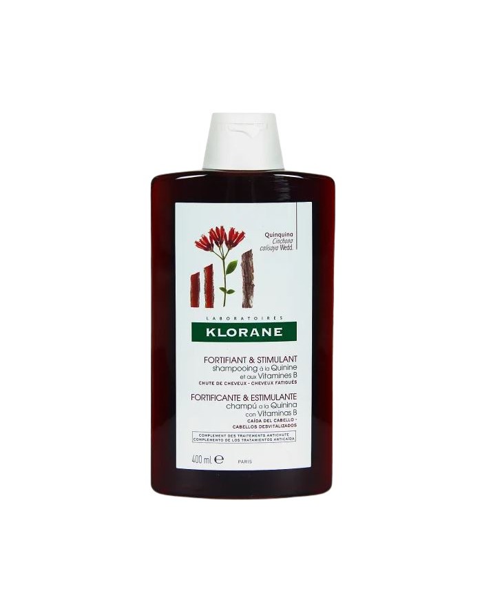 Klorane Quinine Shampoo with Vitamins B Fortifying and Stimulating Anti-Hair Loss 400ml