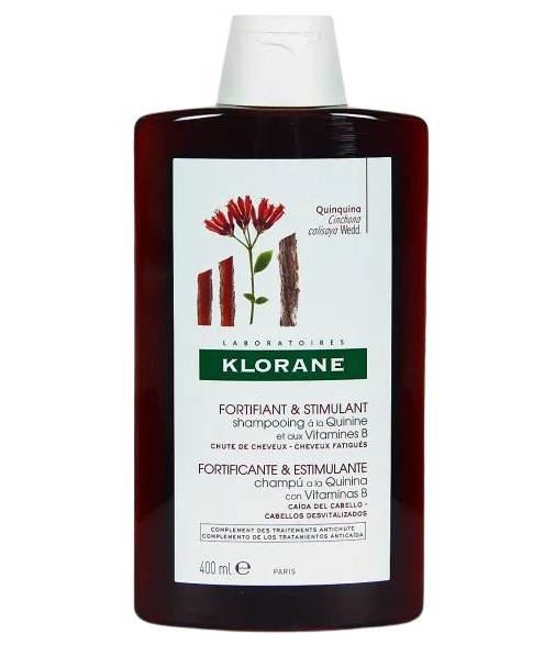Klorane Quinine Shampoo with Vitamins B Fortifying and Stimulating Anti-Hair Loss 400ml