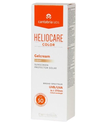 Heliocare Gel Crema Con Color Light SPF50+ Pieles Normales o Secas 50ml