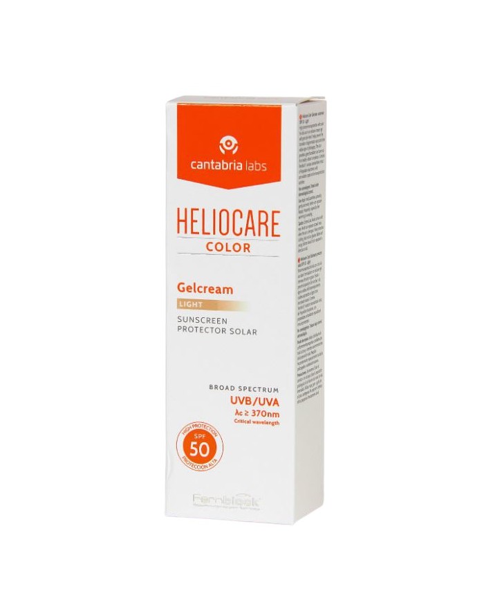Heliocare Gel Cream With Color Light SPF50+ Normal or Dry Skin 50ml