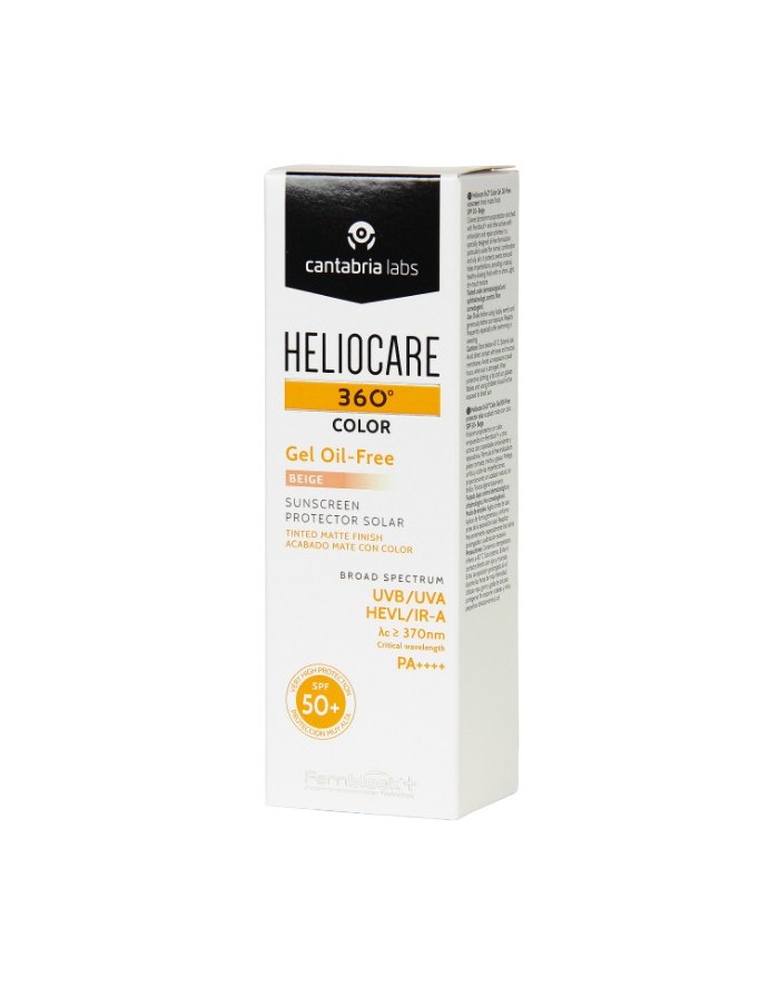 Heliocare 360 Color Gel Oil-Free Beige SPF 50+ 50 ml
