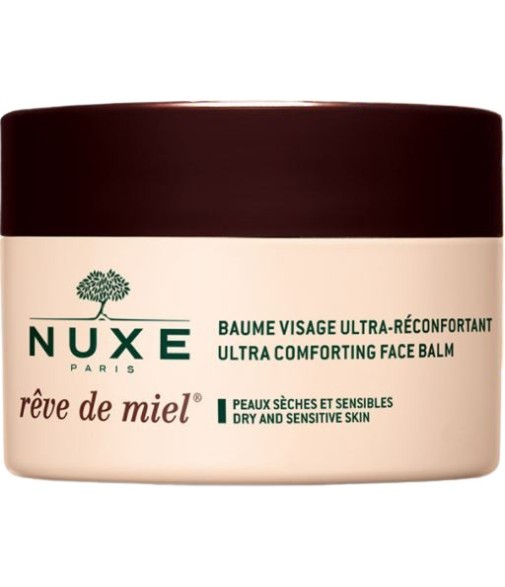 Nuxe Rêve de Miel Ultra-Comforting Facial Balm for Dry and Sensitive Skin 50ml