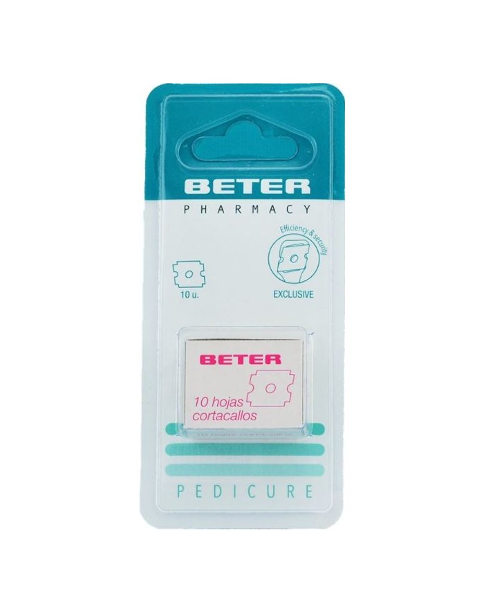 Beter Replacement Blades Exclusive for the Beter Callus Remover 10 Units