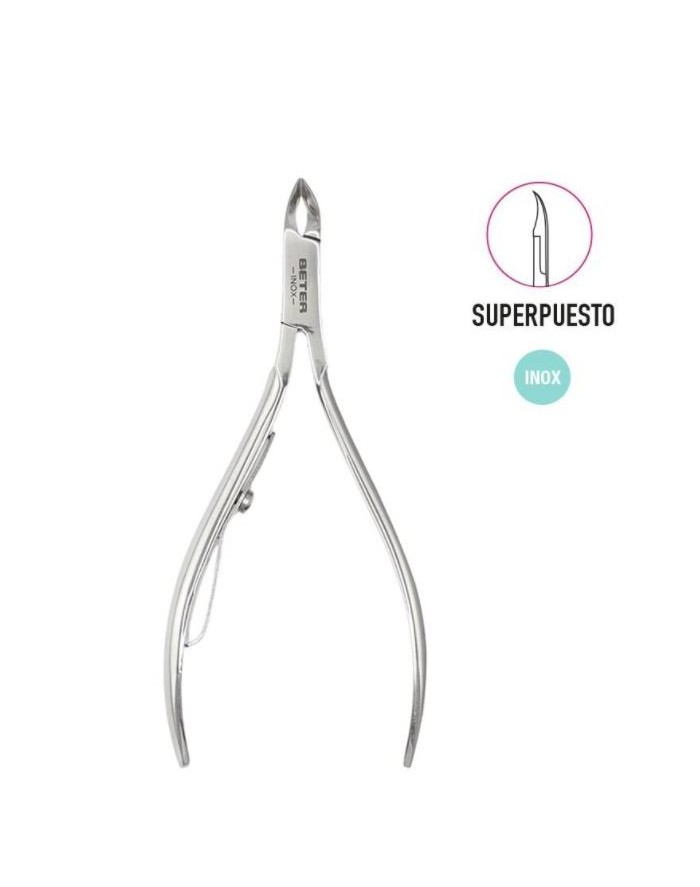 Beter Alicate Cromado de Manicura Para Pieles