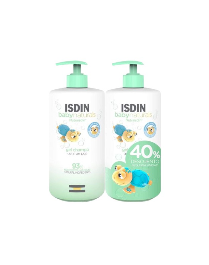 Isdin Baby Naturals Gel Shampoo Pack 2x750ml