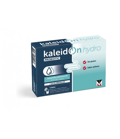 Kaleidon Hydro Probiotic + Sales Minerales Sabor a Plátano 6 Dosis