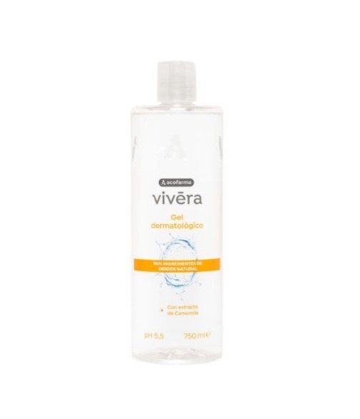 Acofarma Vivéra Gel de Ducha Dermatológico 0% Camomila 750ml