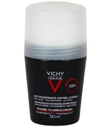 Vichy Desodorante Hombre Anti-Transpirante Control Extremo 72H Piel Sensible 50ml