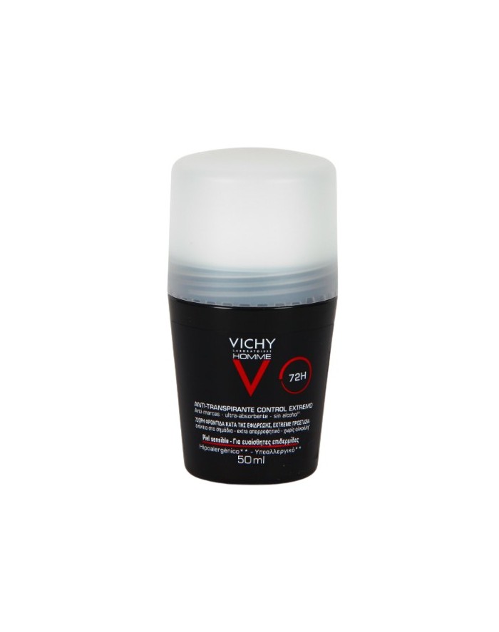 Vichy Men's Antiperspirant Deodorant Extreme Control 72H Sensitive Skin 50ml