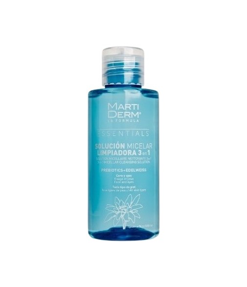 MartiDerm Essentials Solución Micelar Limpiadora 3 en 1 Todo Tipo de Piel 75 ml