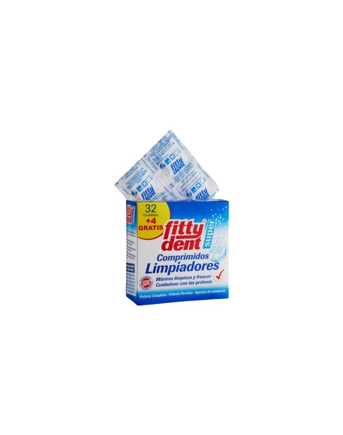 FittyDent Super Denture and Orthodontic Appliance Cleaning Tablets 32 Units