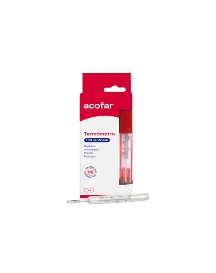 Acofar Thermometer with Galisntan Without Mercury