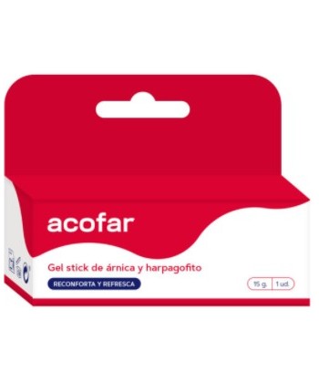 Acofar Gel Stick de Árnica y Harpagofito Reconforta y Refresca 15g