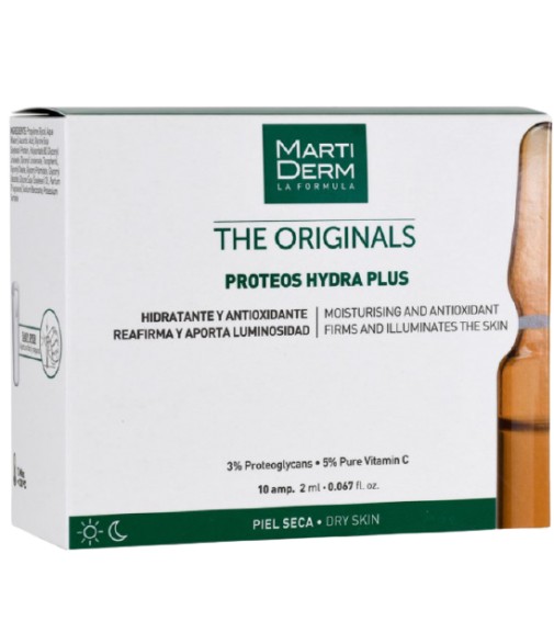 MartiDerm The Originals Proteos Hydra Plus Piel Seca 10 ampollas