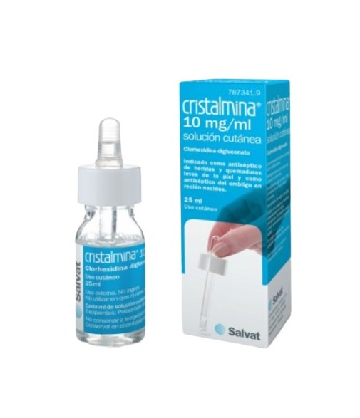 Cristalmina 10mg/ml Solución Cutánea 25ml