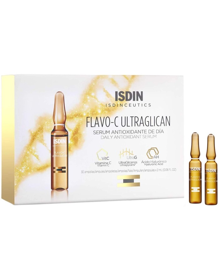 Isdinceutics Flavo-C Ultraglican Antioxidant Day Serum 10 Ampoules
