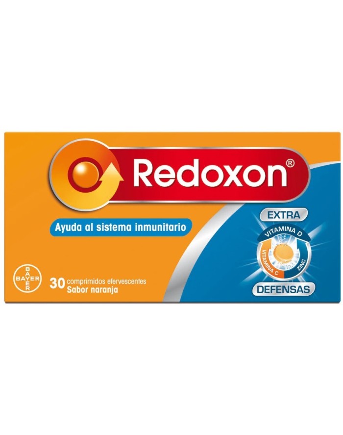 Redoxon Extra Defenses Vitamin CD and Zinc Orange Flavor 30 Effervescent Tablets