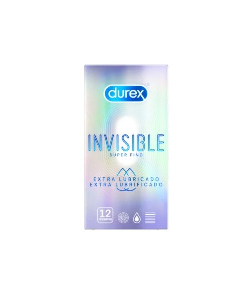 Durex Preservativos Invisible Extra Sensitivo 12 unidades