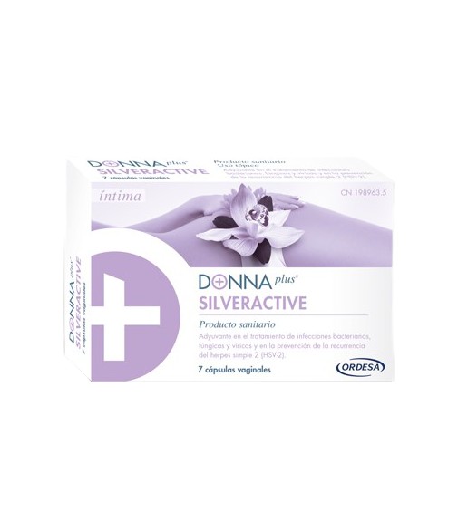 DONNA Plus SilverActive 7 Cápsulas Vaginales